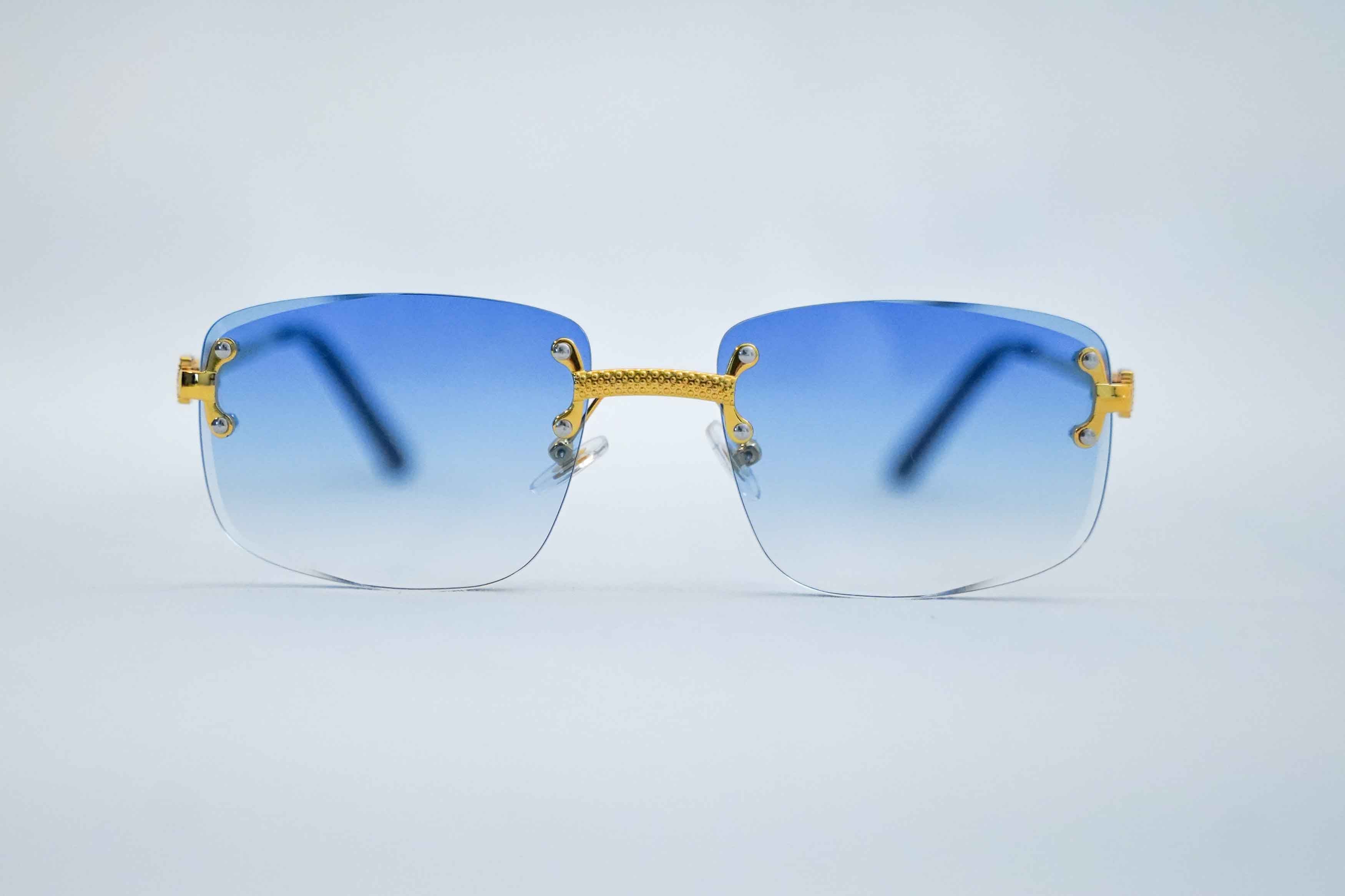 Blue Turnover Buffs Glasses