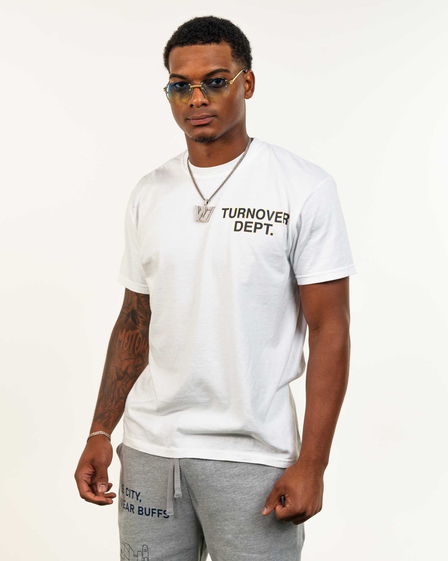 White Turnover Dept. T-Shirt