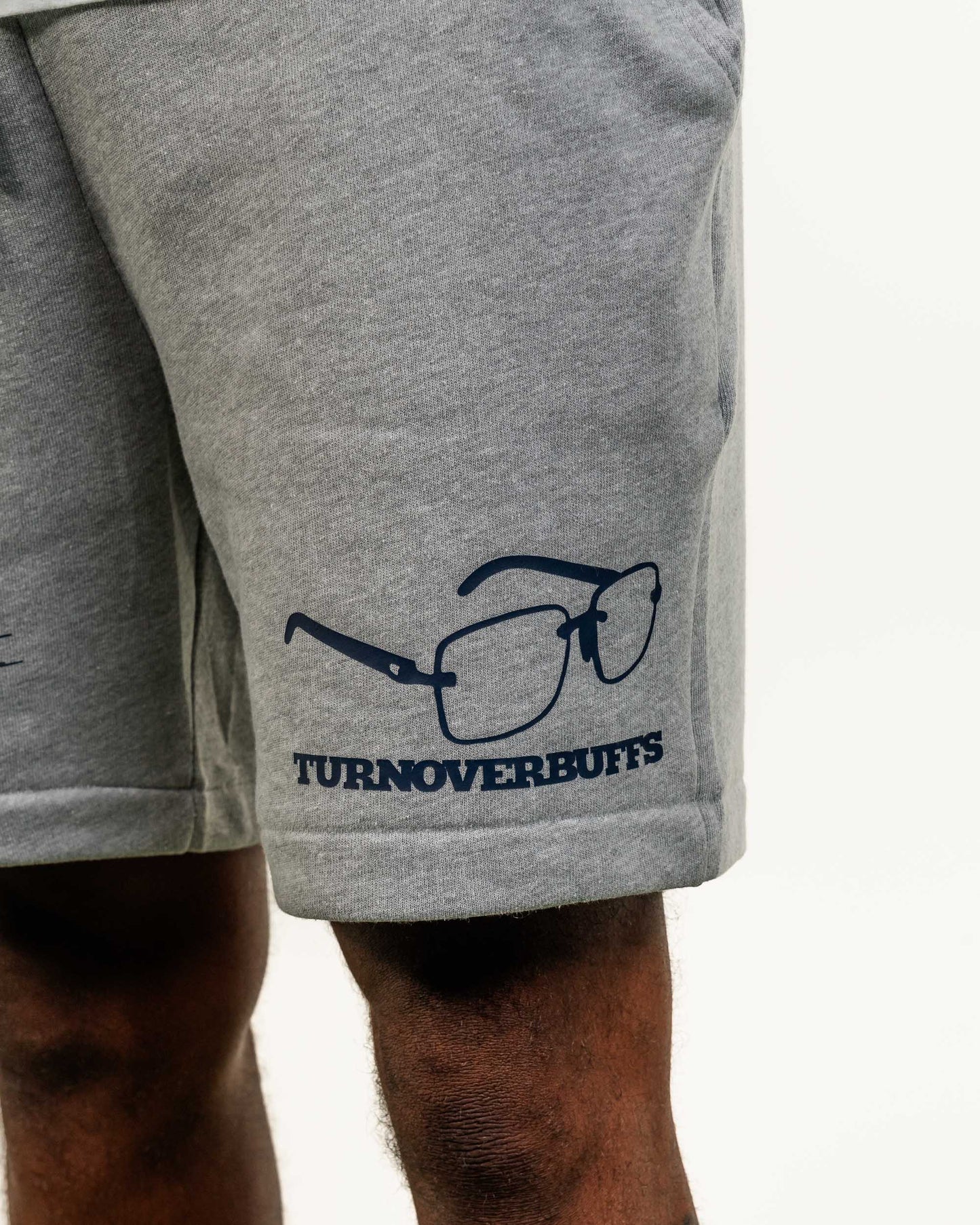 Gray Turnover Buffs Shorts