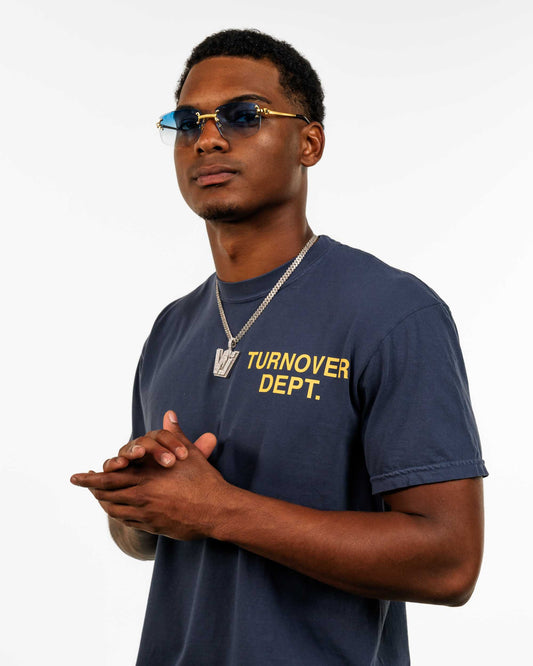 Navy Turnover Dept. T-Shirt