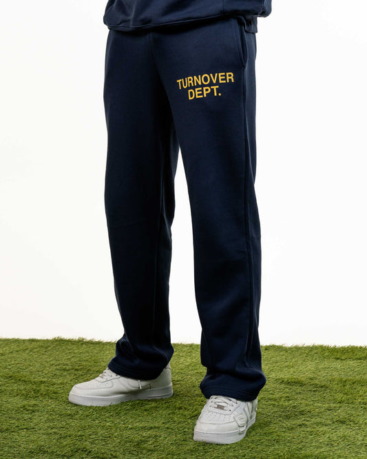 Navy Turnover Dept. Sweatpants