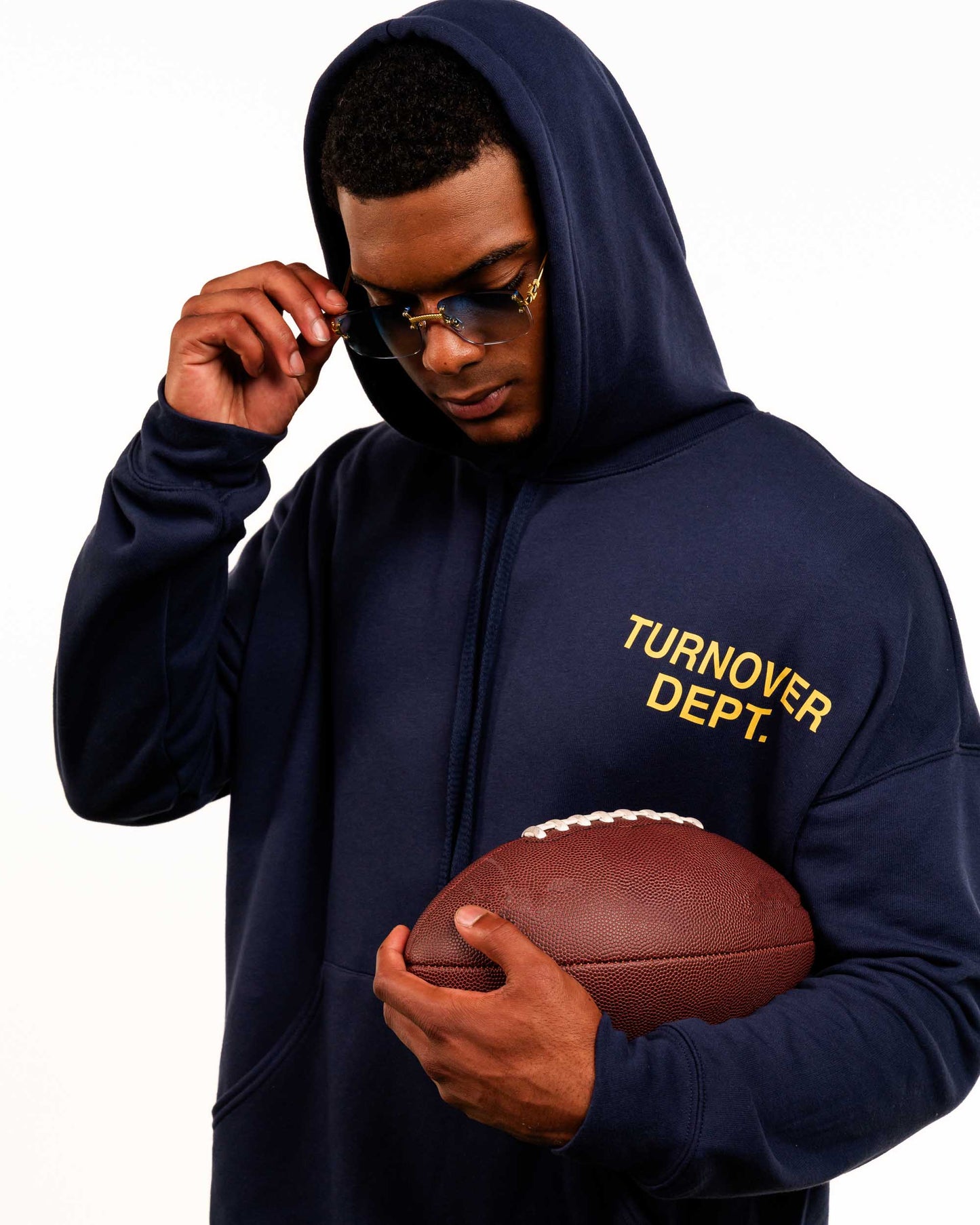 Navy Turnover Dept. Hoodie