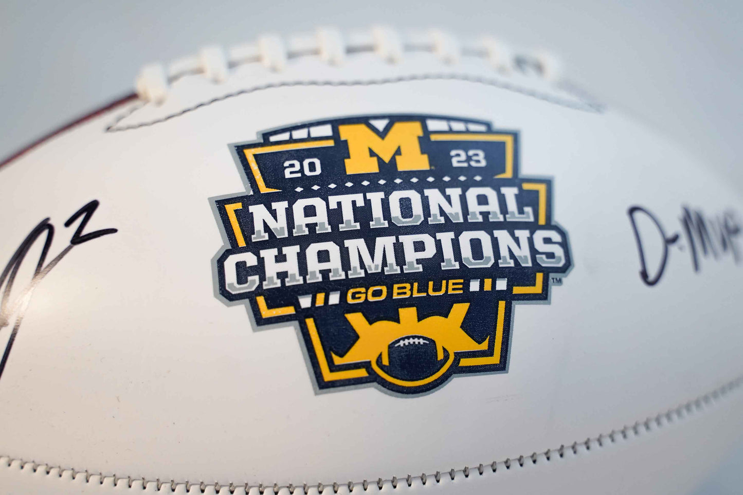 Signed National Champions Full Size Football