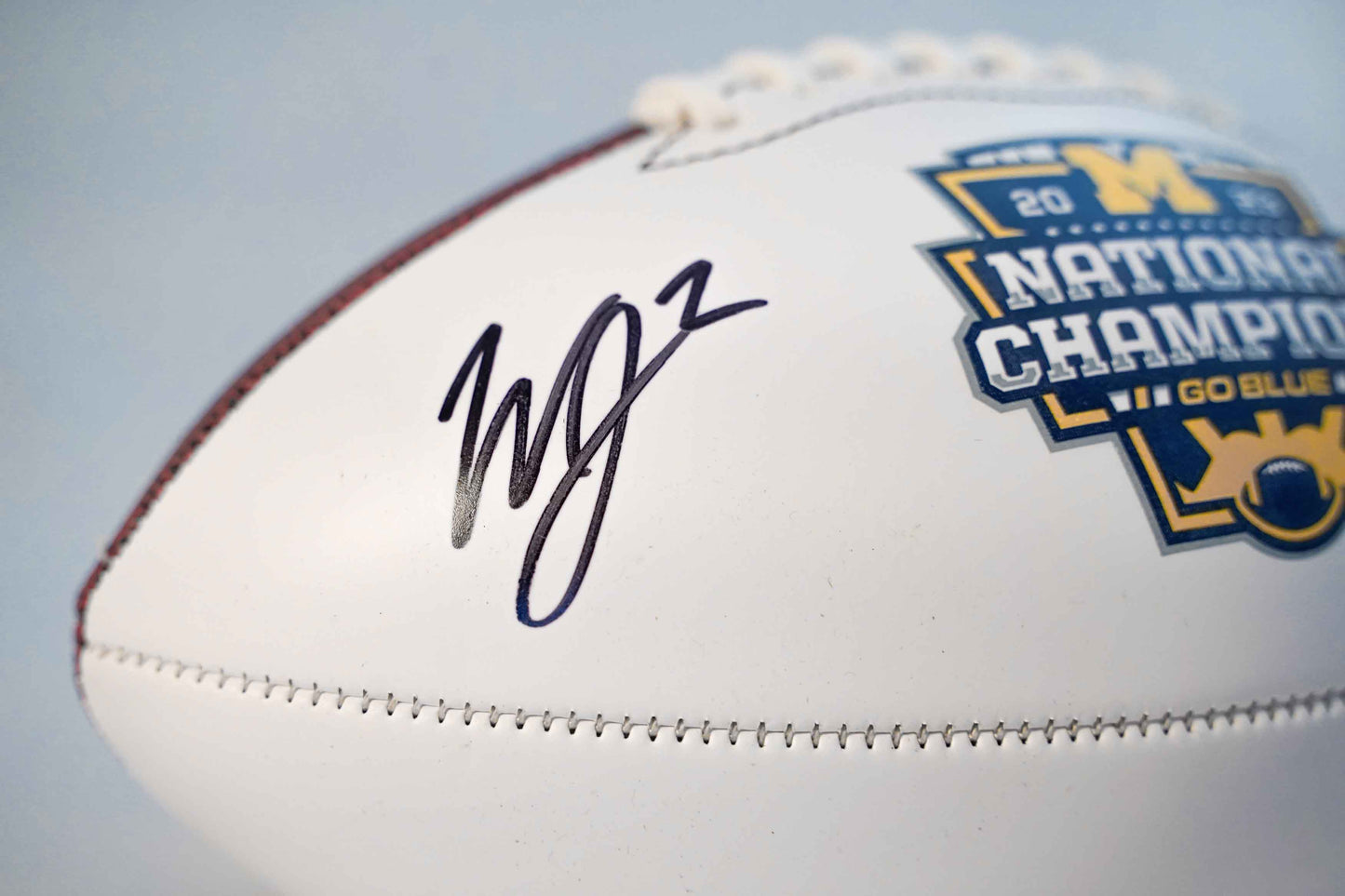 Signed National Champions Full Size Football